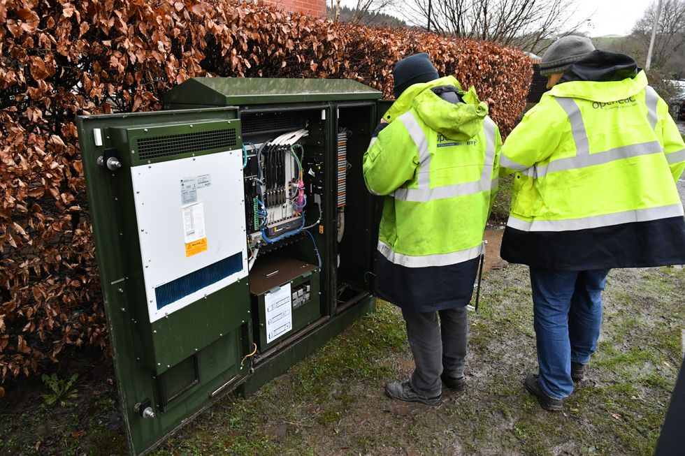 A street junction box