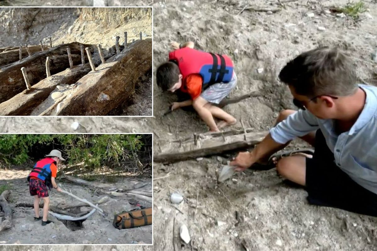 Mysterious 200-year-old shipwreck discovered by child with metal detector on beach - 'Did not expect to find this!'