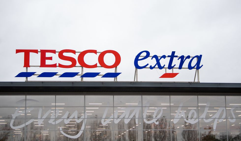 A Tesco Extra storefront