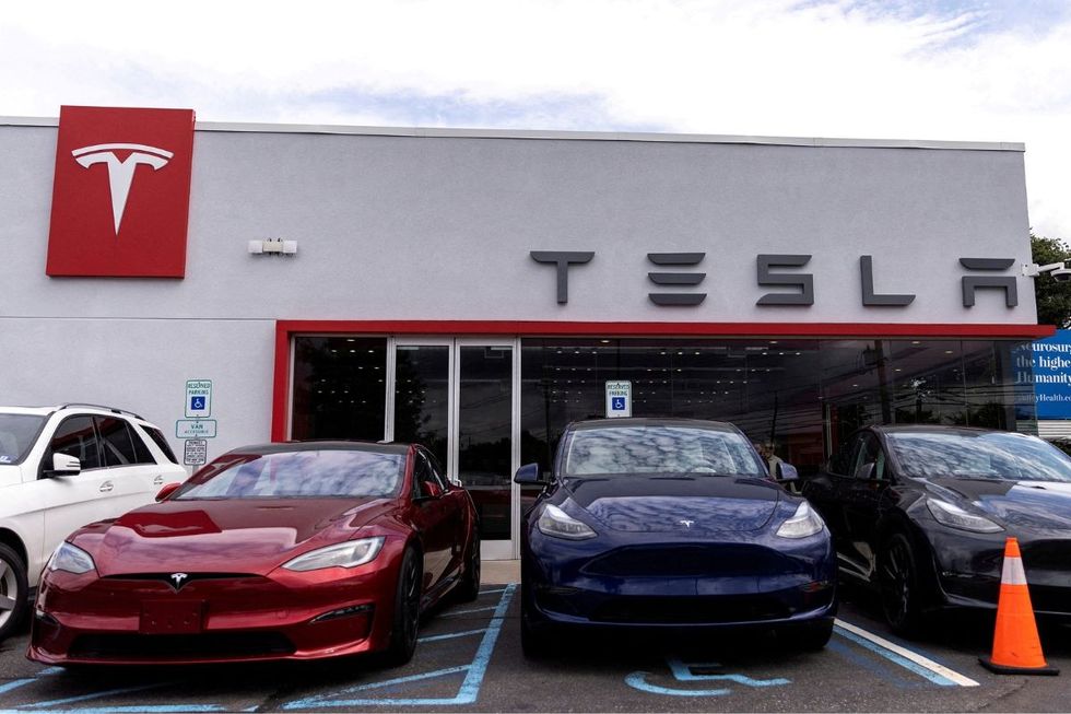 A Tesla dealership