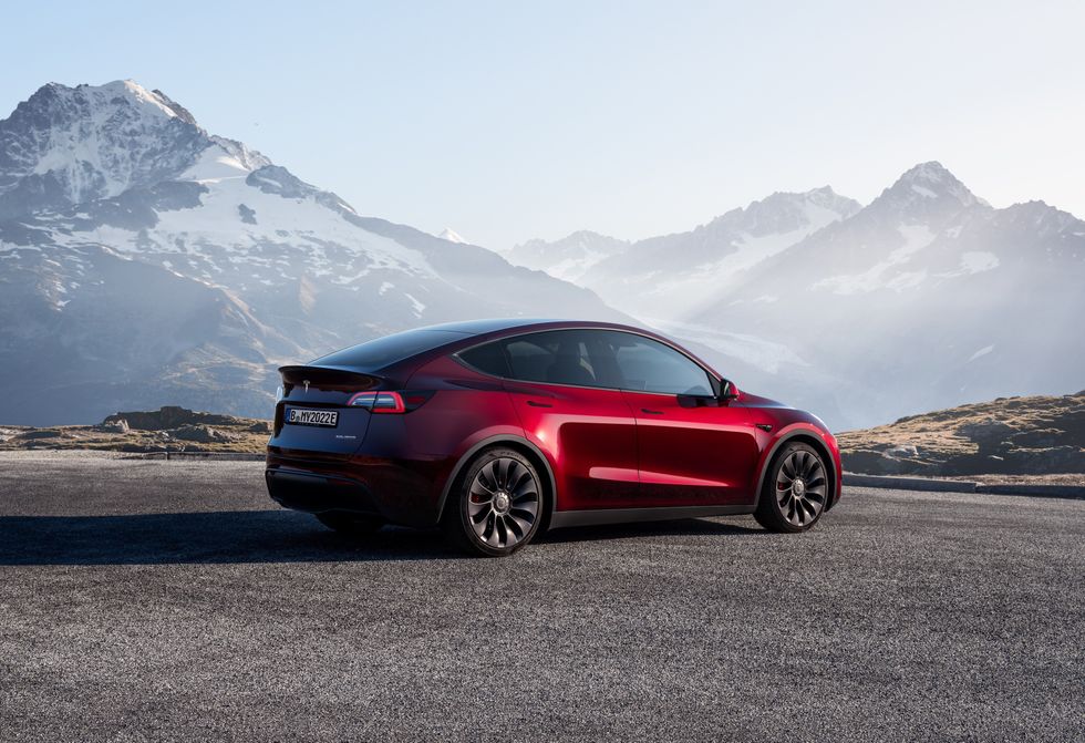 A Tesla Model Y