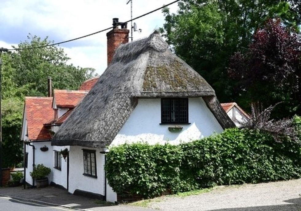 A thatched cottage
