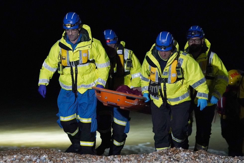 A third migrant was taken to hospital, but their condition is not yet known.