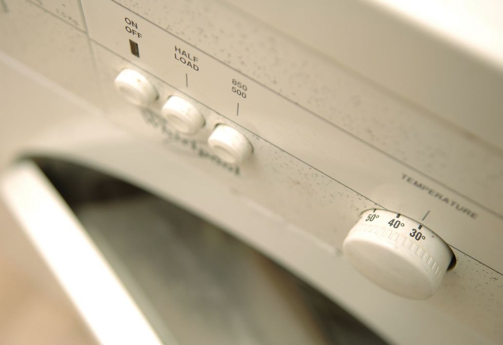 A three-year-old girl has died after allegedly climbing inside a washing machine