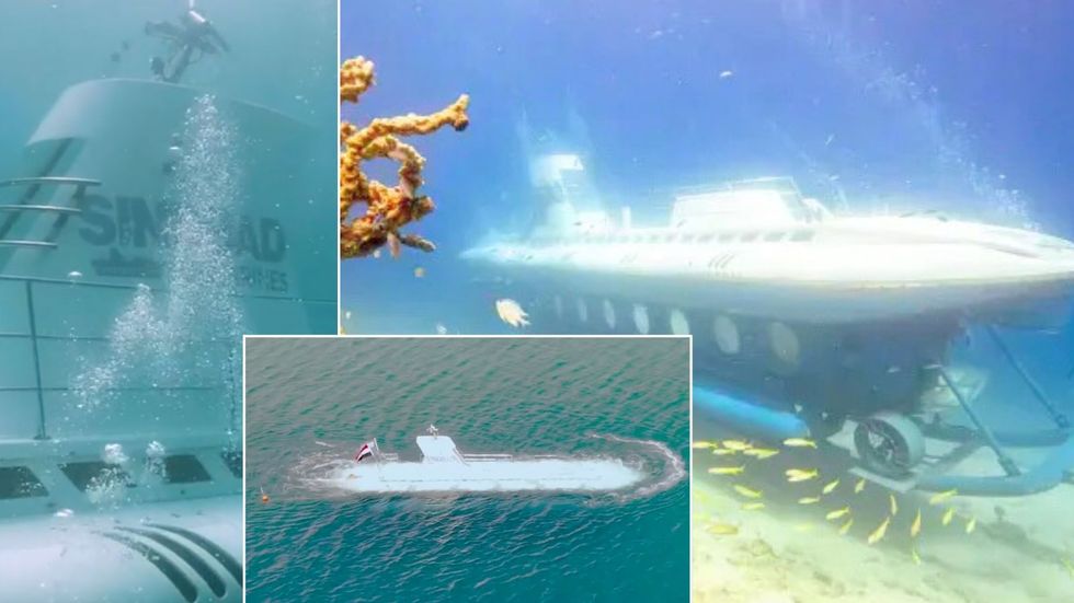 A tourist submarine has sunk off the Egyptian coast