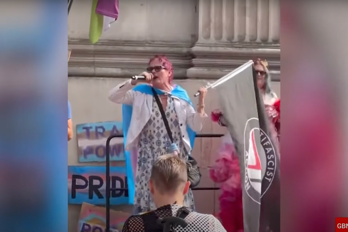 Trans activist arrested after telling rally of supporters to 'punch' feminists