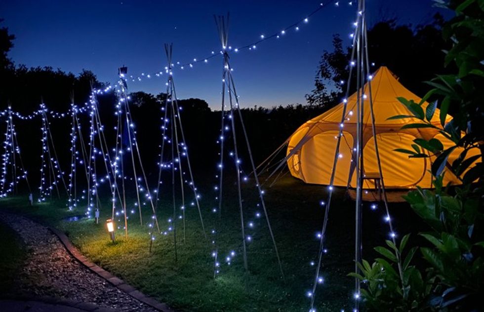 A two-night stay in one of the luxury tents is priced at \u00a3206