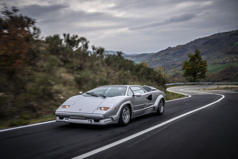 A \u200b1989 Lamborghini Countach 25th Anniversary