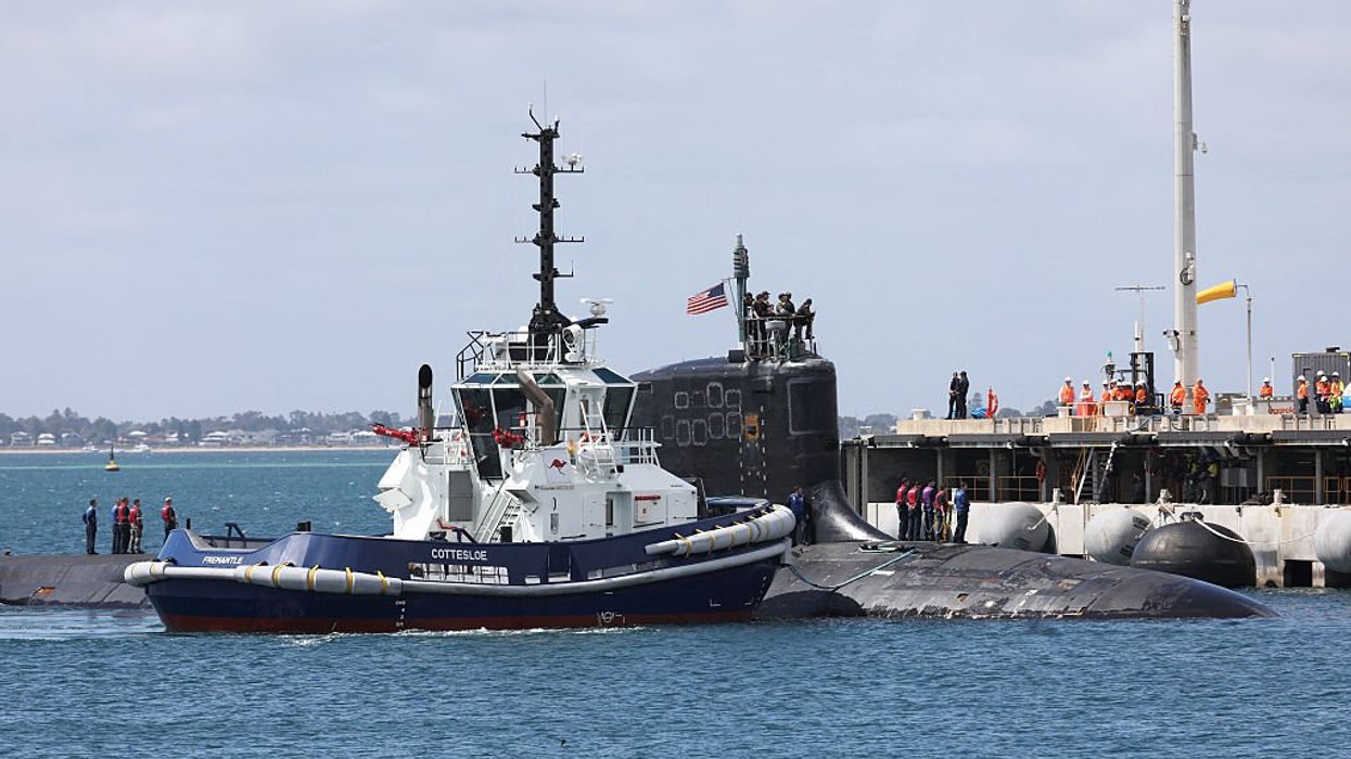 A US Virginia-class nuclear-powered attack submarine arrived at HMAS Stirling naval base in Perth last year