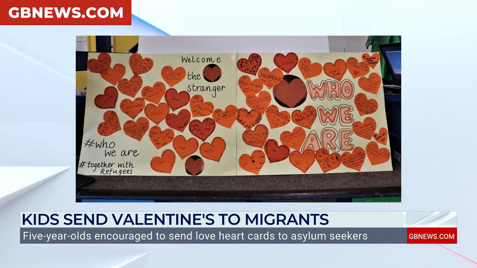 A 'Valentine's Day card' for migrants