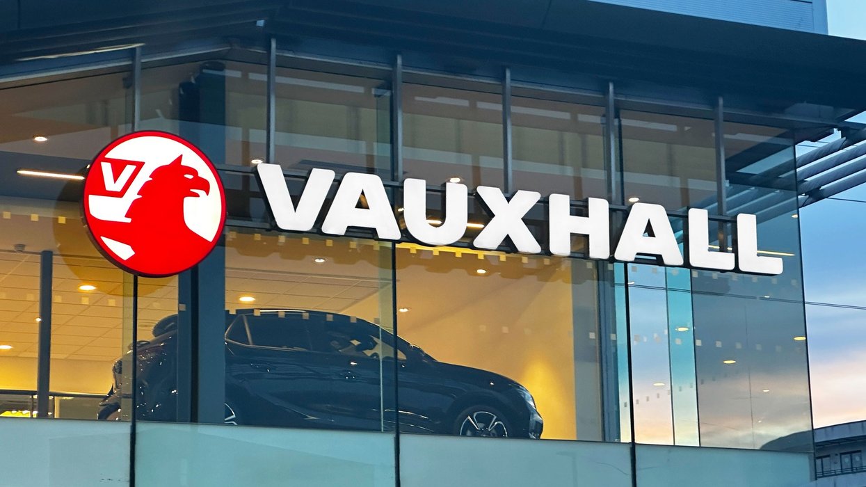 A Vauxhall showroom