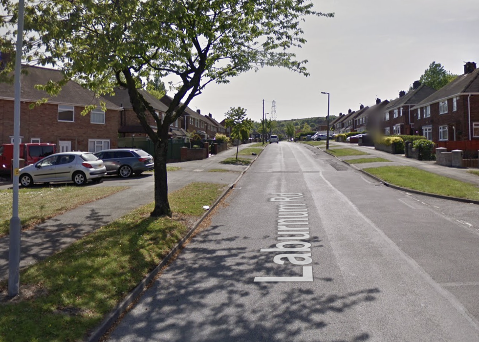 A view down the street