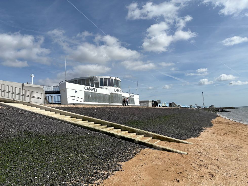 A view from the seafront at Canvey Island