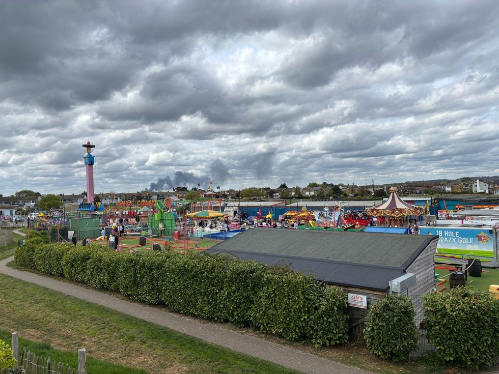 A view of Fantasy Island pleasure park