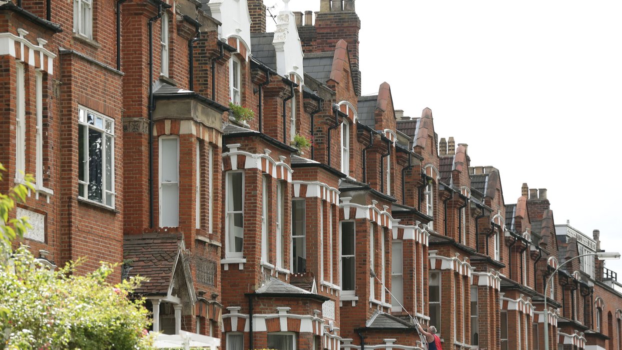 A view of houses in north London