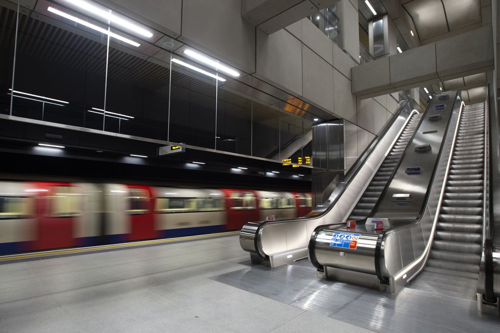 A view of platforms at the newly opened Battersea Power Station on the Northern Line Extension. Two new tube stations, Nine Elms and Battersea Power Station, on the extension of the Northern line have opened to the public. Picture date: Monday September 20, 2021.