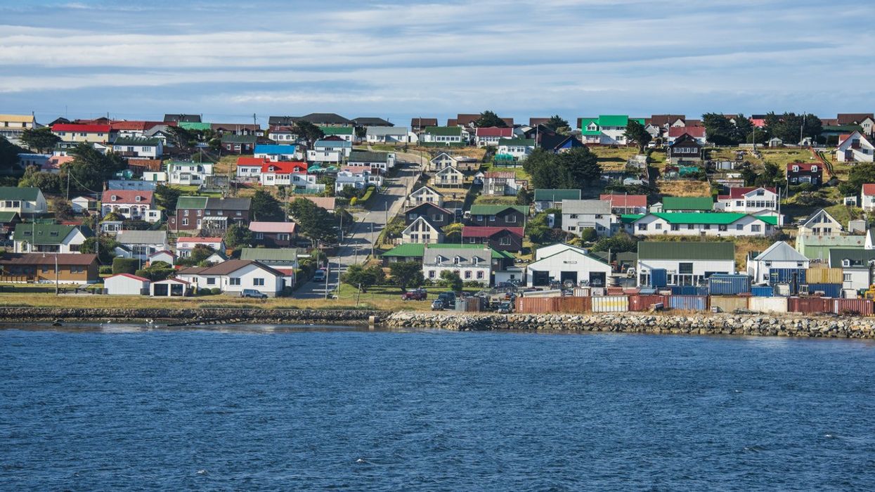 A view of Port Stanley