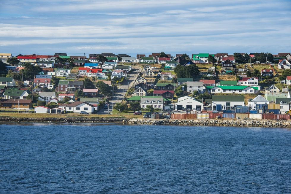 A view of Port Stanley