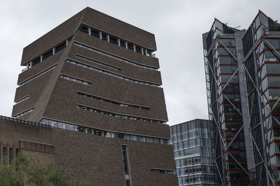 A view of the 10th floor balcony at the Tate Modern