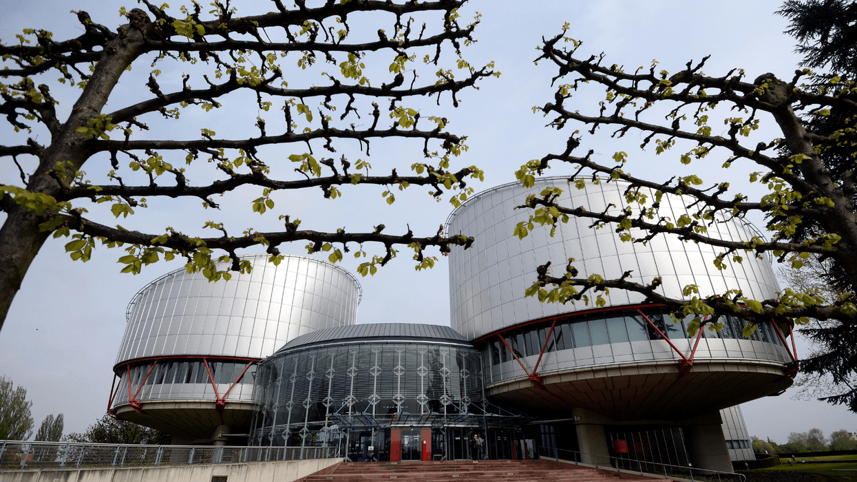 A view of the European Court of Human Rights (ECHR) building