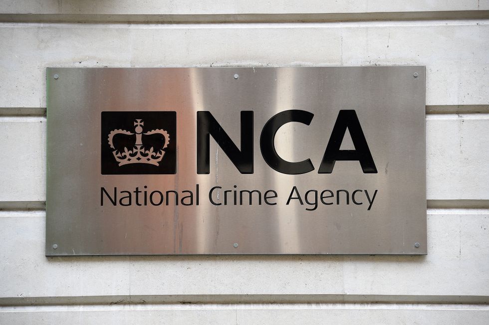 A view of the National Crime Agency (NCA) sign in Westminster, London.