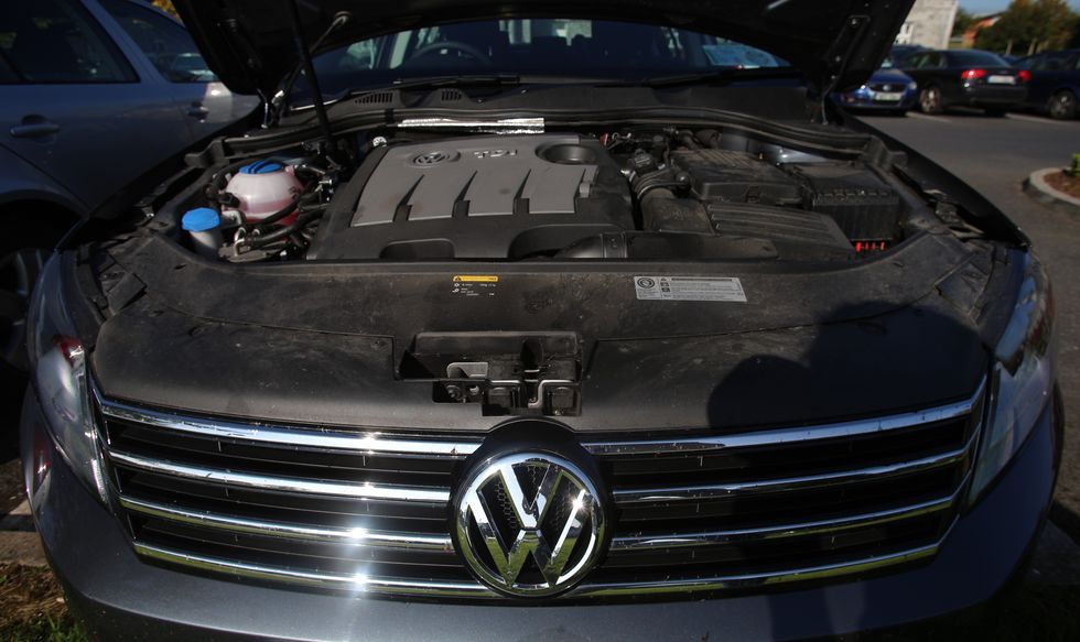 A Volkswagen Passat car