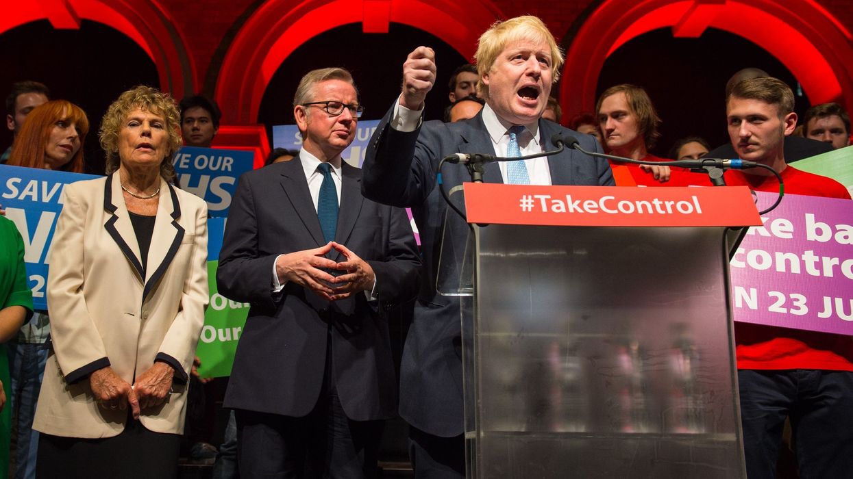 A Vote Leave event held in London in 2016