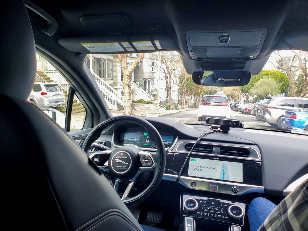 A Waymo self-driving vehicle in San Francisco