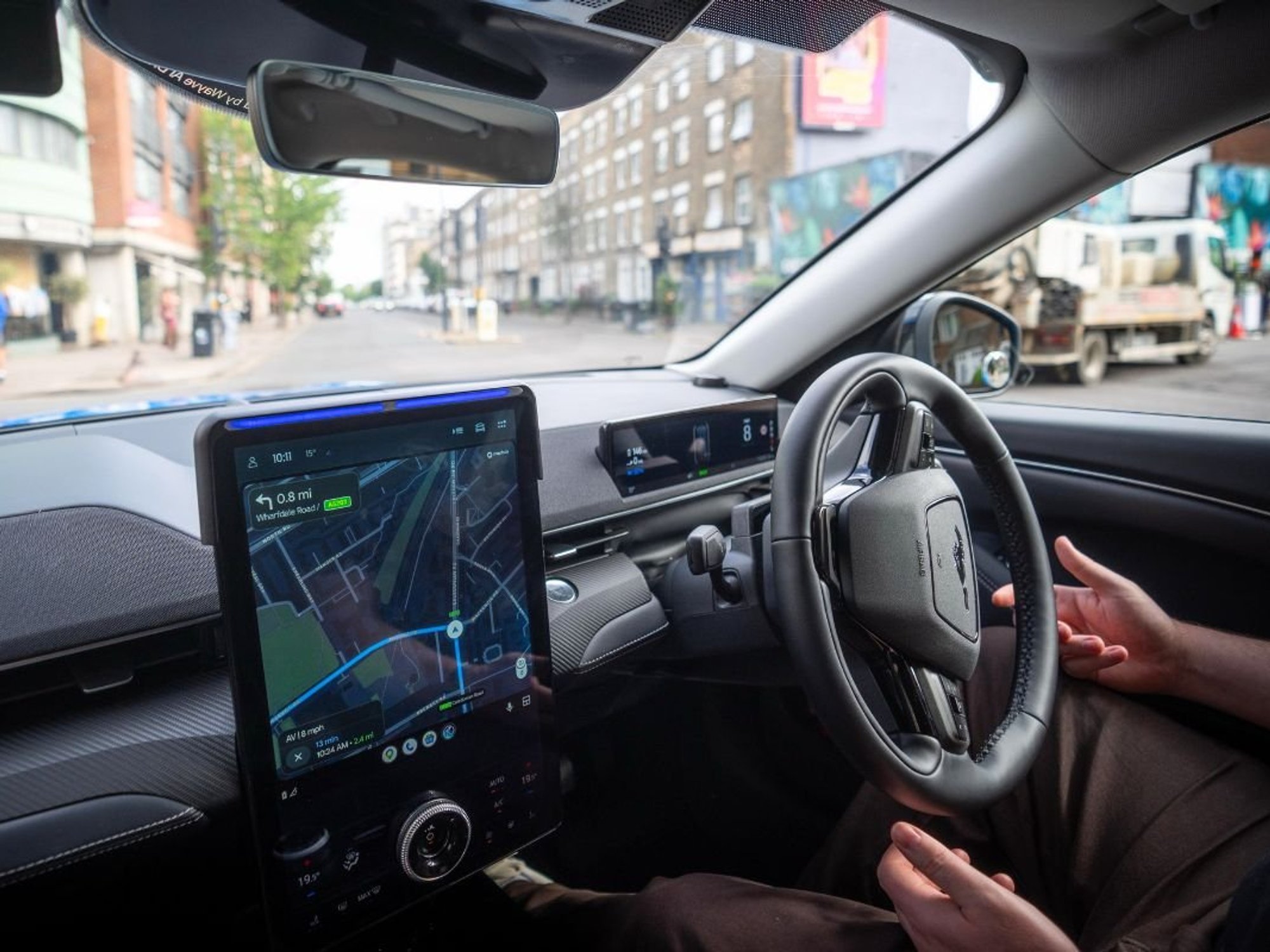 A Wayve self-driving robotaxi