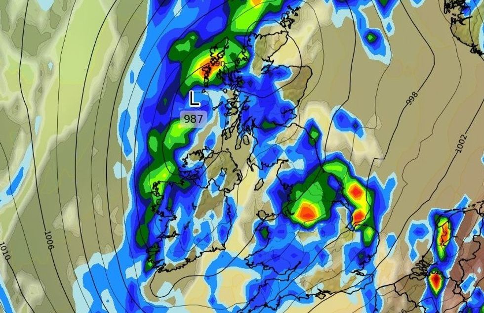 A weekend washout remains possible, WXCHARTS has suggested