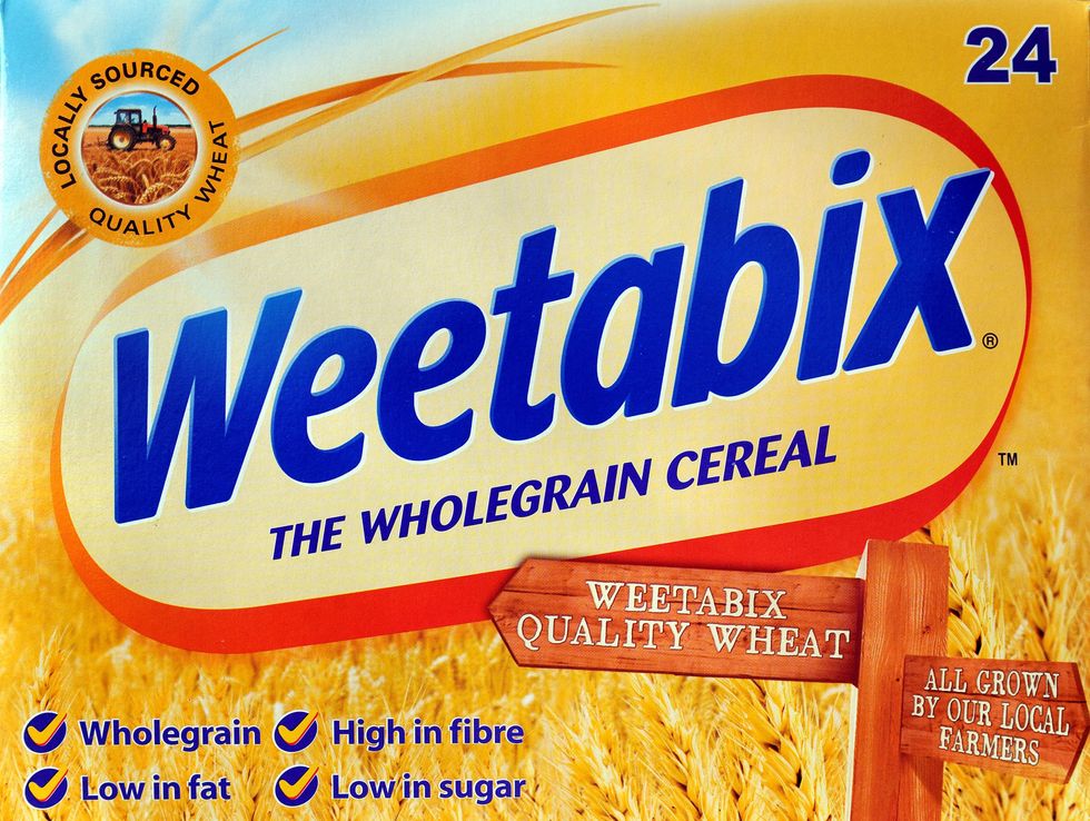 A Weetabix box