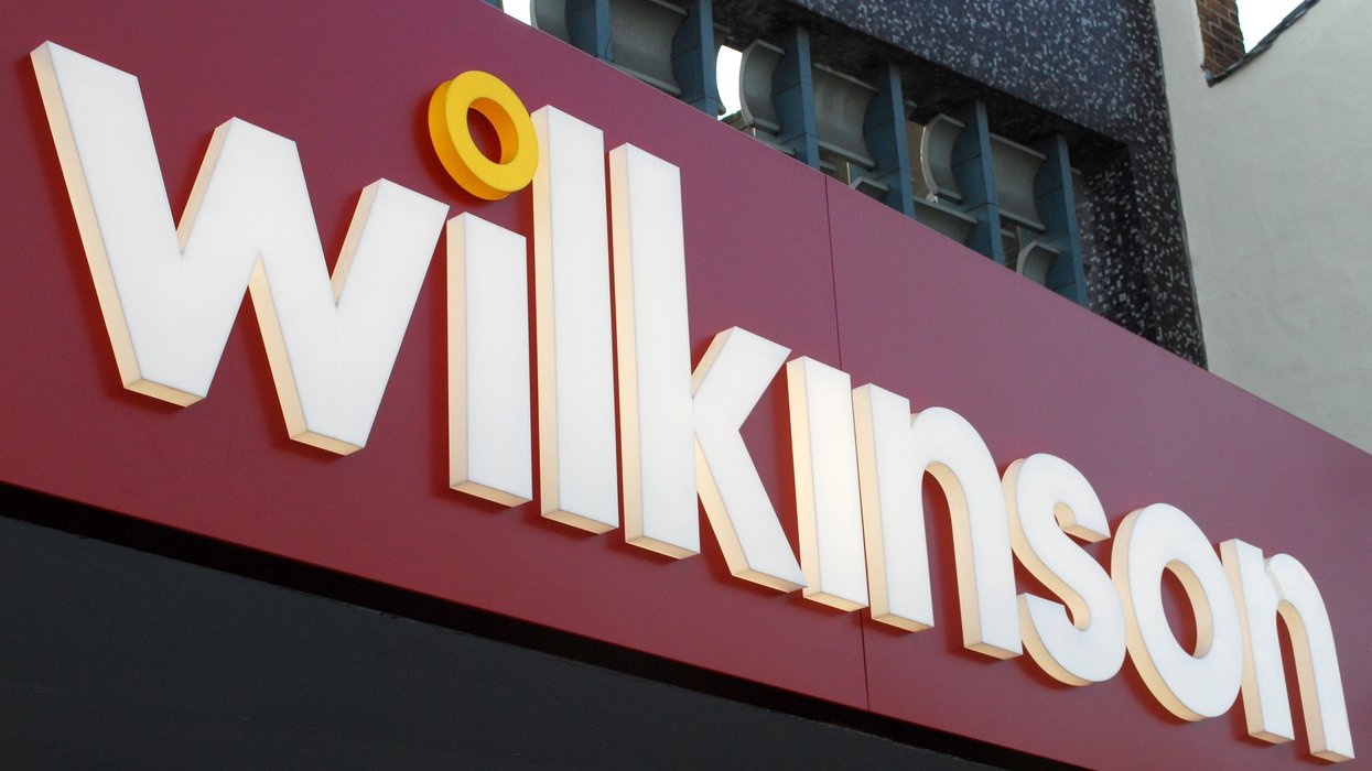 A Wilko store sign