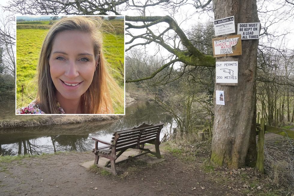 A witness claims he saw two men 'covering their faces' near to where Nicola Bulley went missing