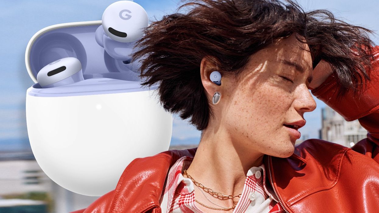 a woman dances wearing the google pixel buds 2a