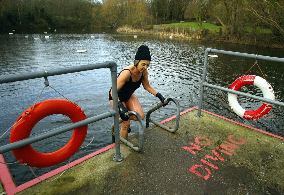 A women-only swimming area