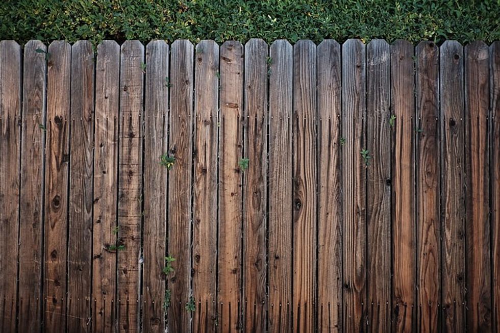A wooden fence