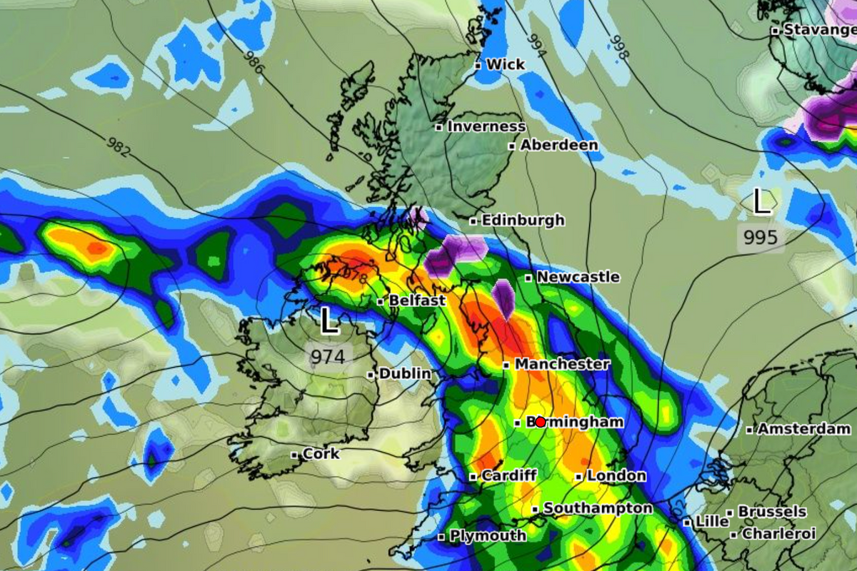 Met Office issues weather warning for rain as forecaster warns of flooding following heavy downpours