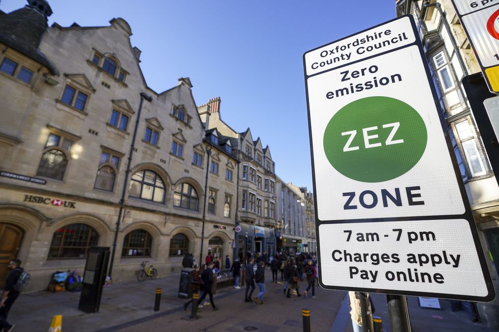 A Zero Emission Zone sign