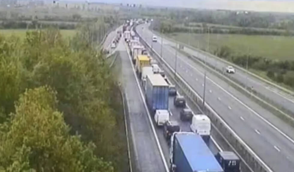 A14 eastbound at Horningsea