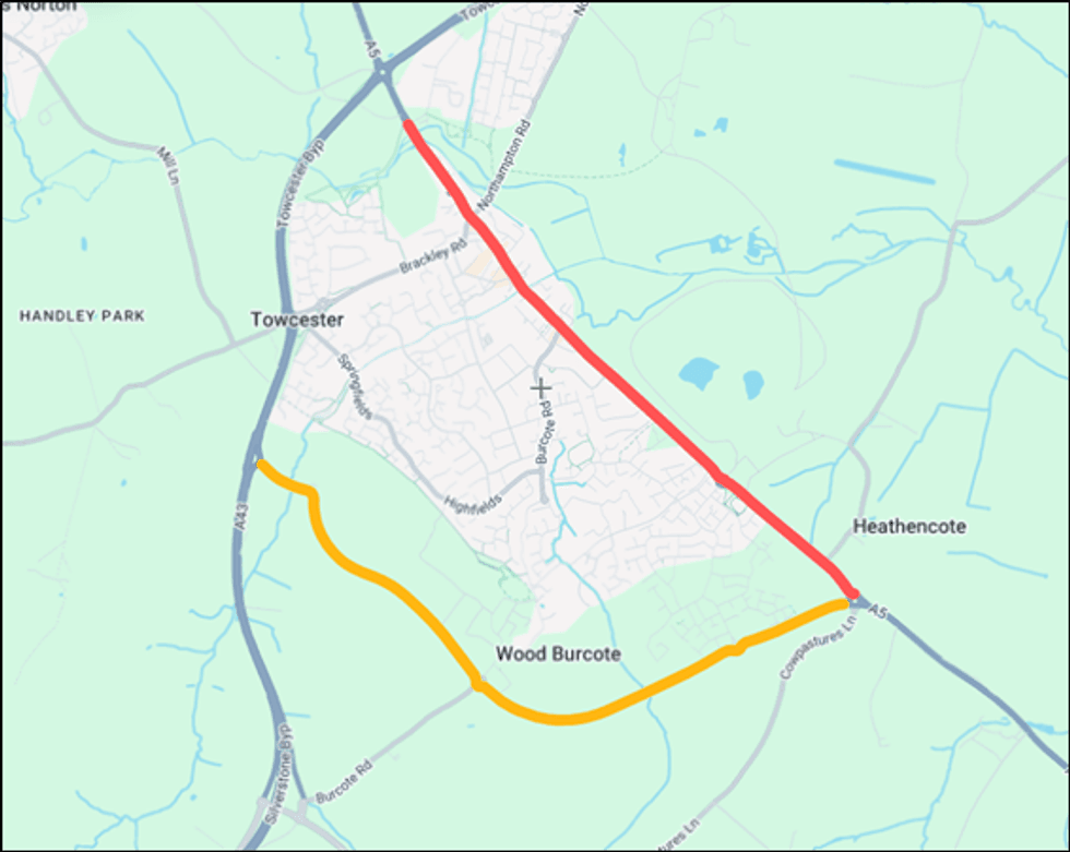 A4 lorry ban route