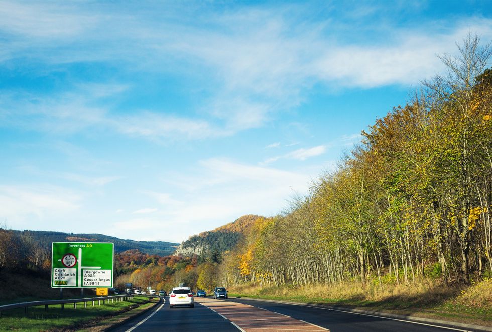 A9 road