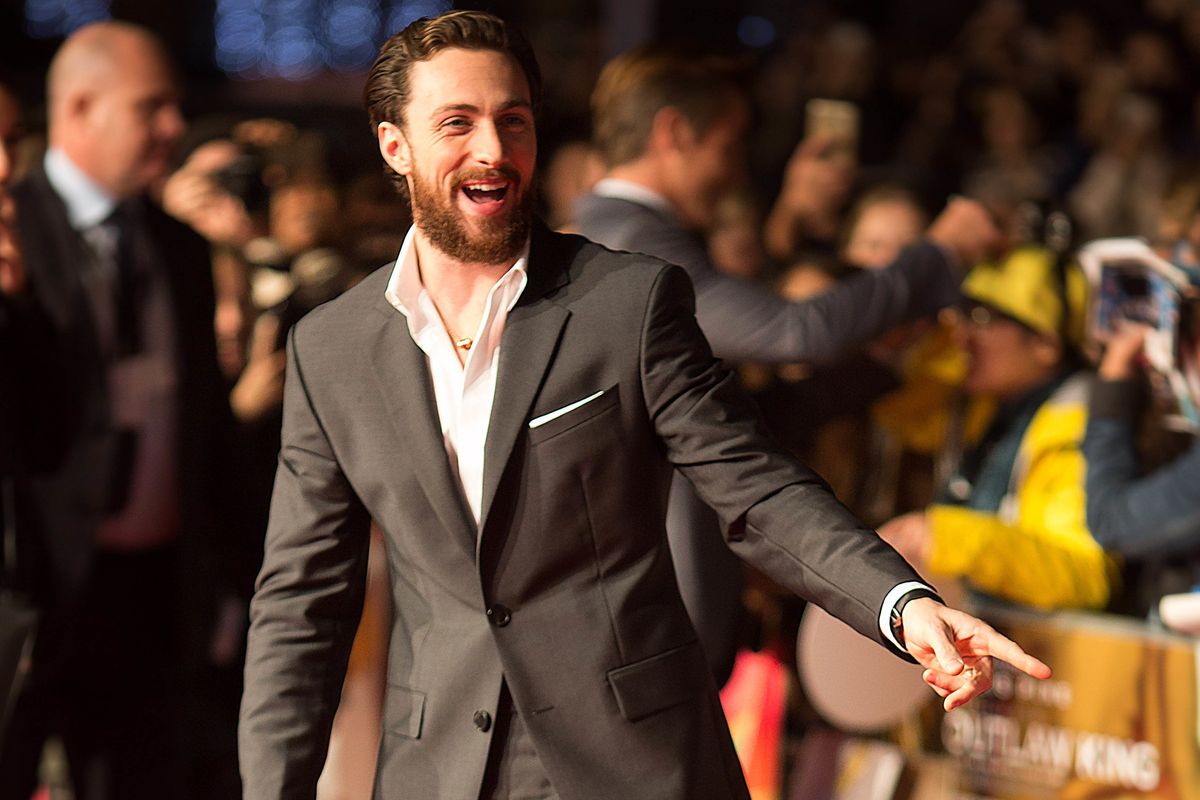 Aaron Taylor-Johnson at a film premier