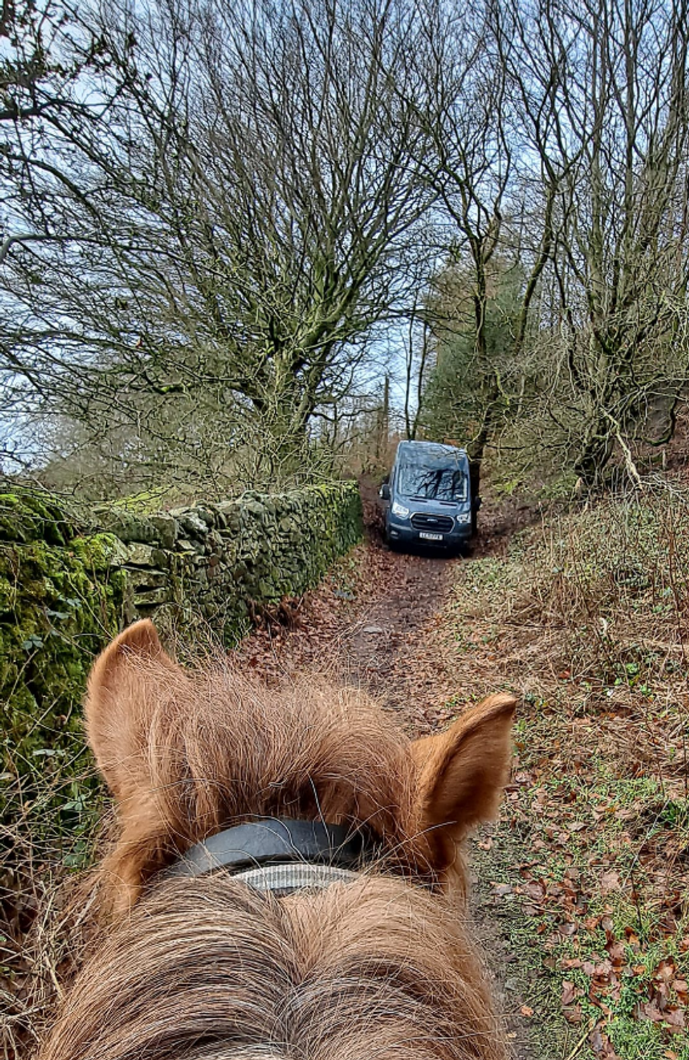 Abandone Amazon truck