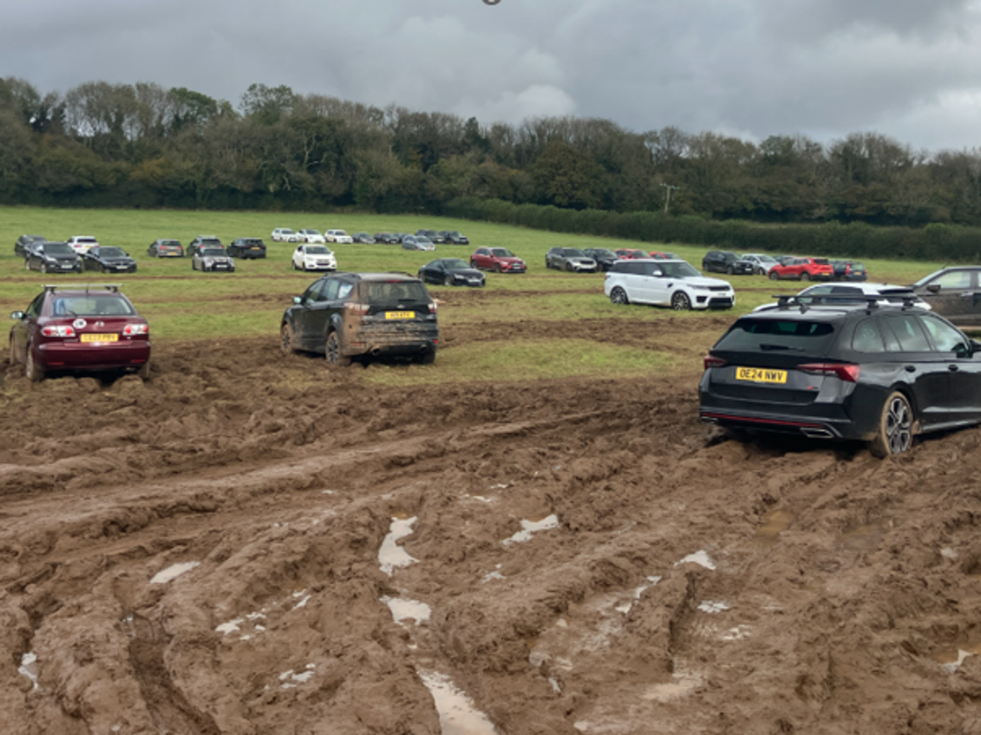 Abandoned vehicles near Bristol Aiport