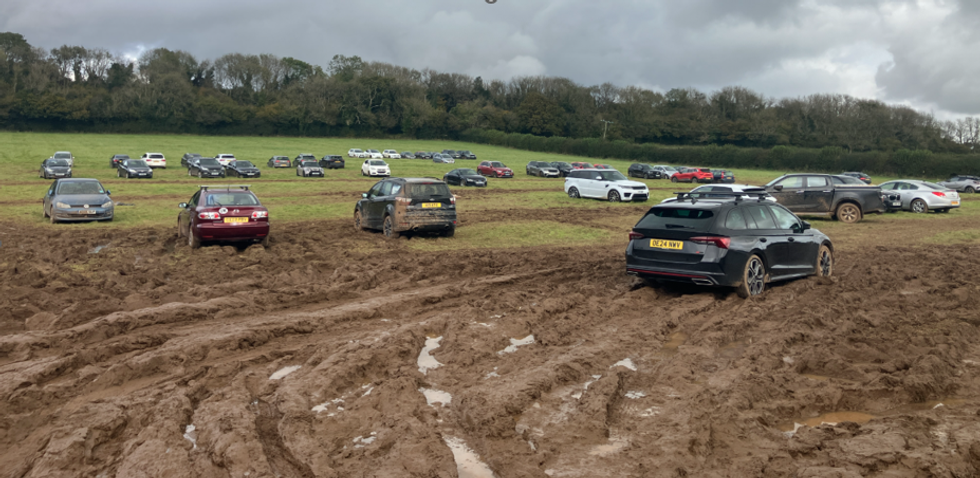 Abandoned vehicles near Bristol Aiport
