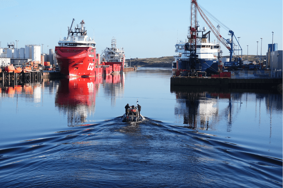 Aberdeen harbour is particularly busy when it comes to commercial use