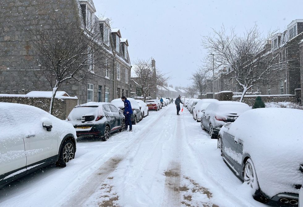 Aberdeen snow Jan 2026