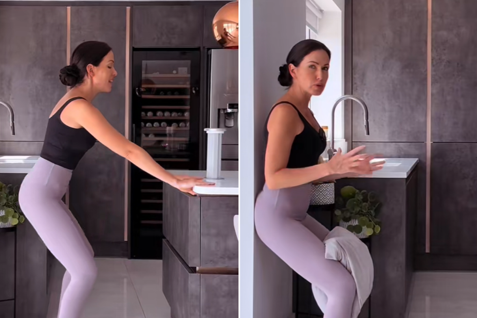 Abi demonstrating some of the movements