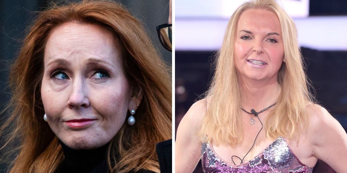 NextImg:JK Rowling in fiery row with India Willoughby as author refuses to call trans newsreader 'woman'