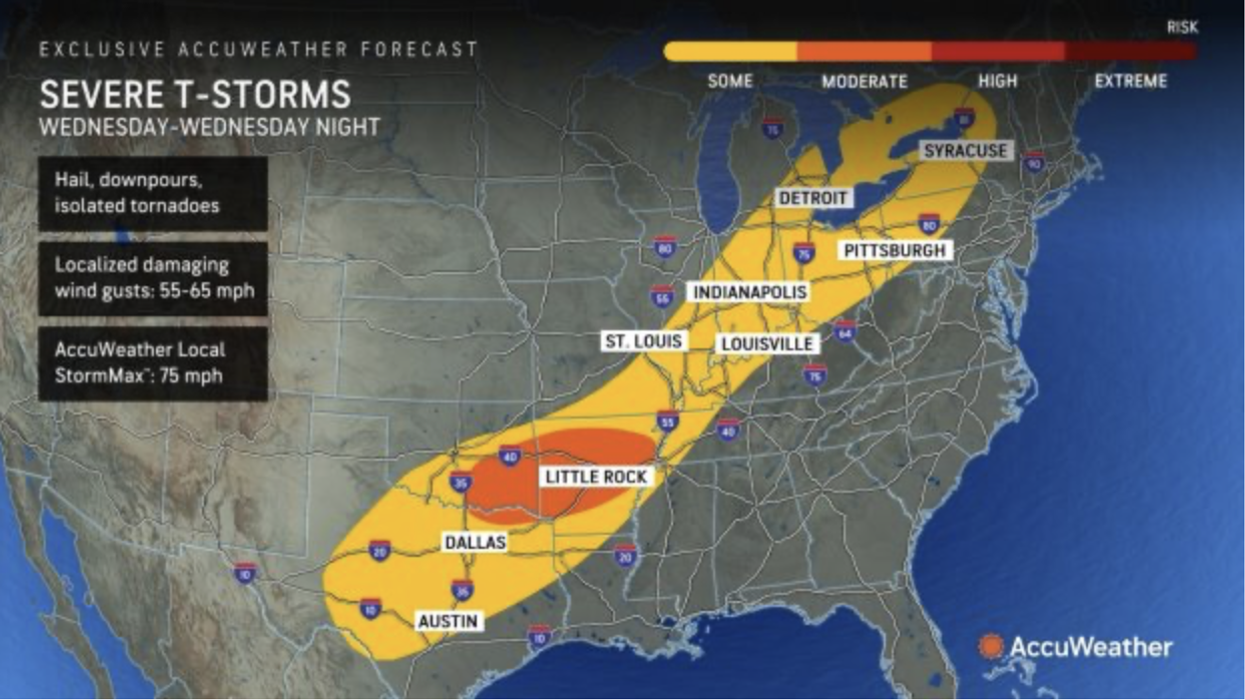 Accuweather storm warning map